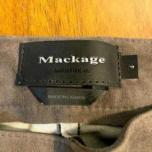 Mackage leather pants lamb skin size 4